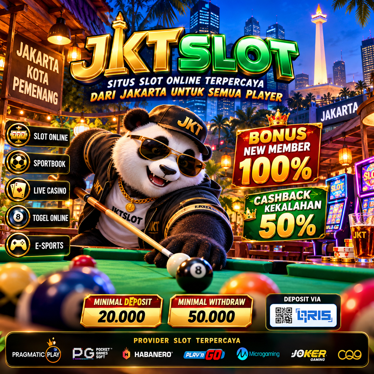 JKTSLOT : Pusat Permainan Slot Terlengkap & Akses Mudah